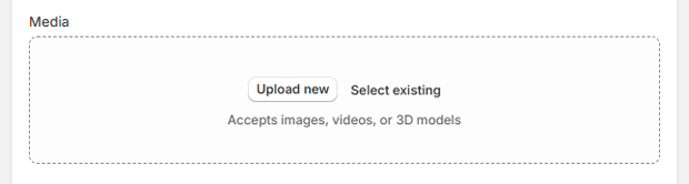 Add an image or video