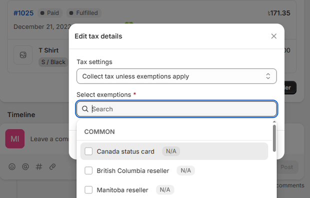 exemptions
