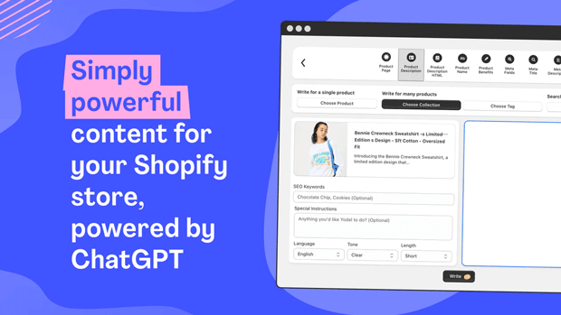 Yodel: AI ChatGPT Descriptions