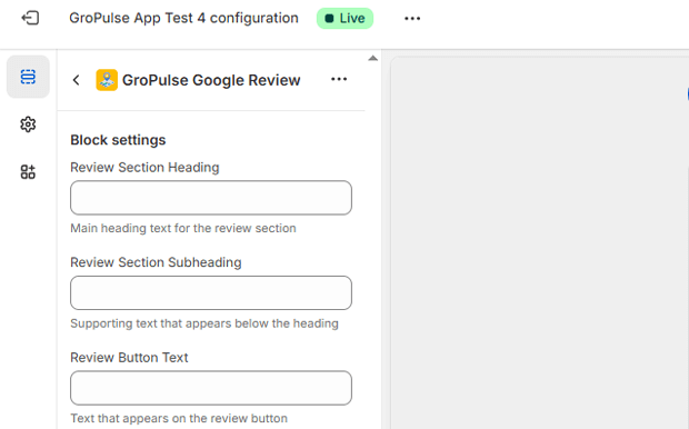 Customize the text