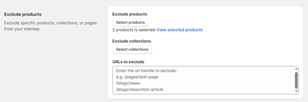 Exclude Items