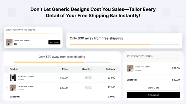 How to Add a Free Shipping Progress Bar in Shopify