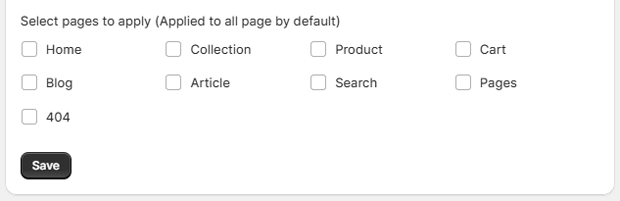 Page-Specific Code Loading