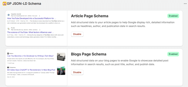 Article Schema