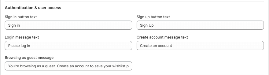Authentication & User Access