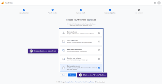 Choose Your Business Objectives