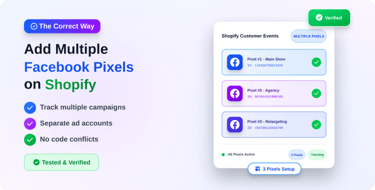 How to Add Multiple Facebook Pixels on Shopify (The Correct Way)