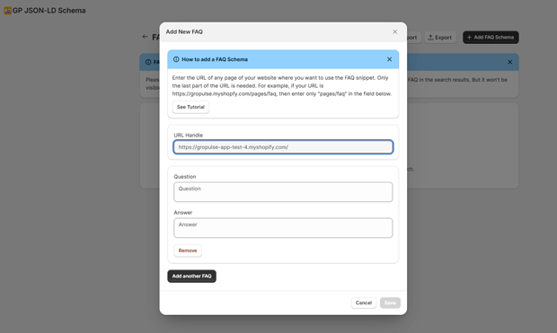 Add the questions and answers