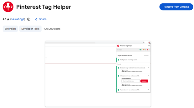 Pinterest Tag Helper