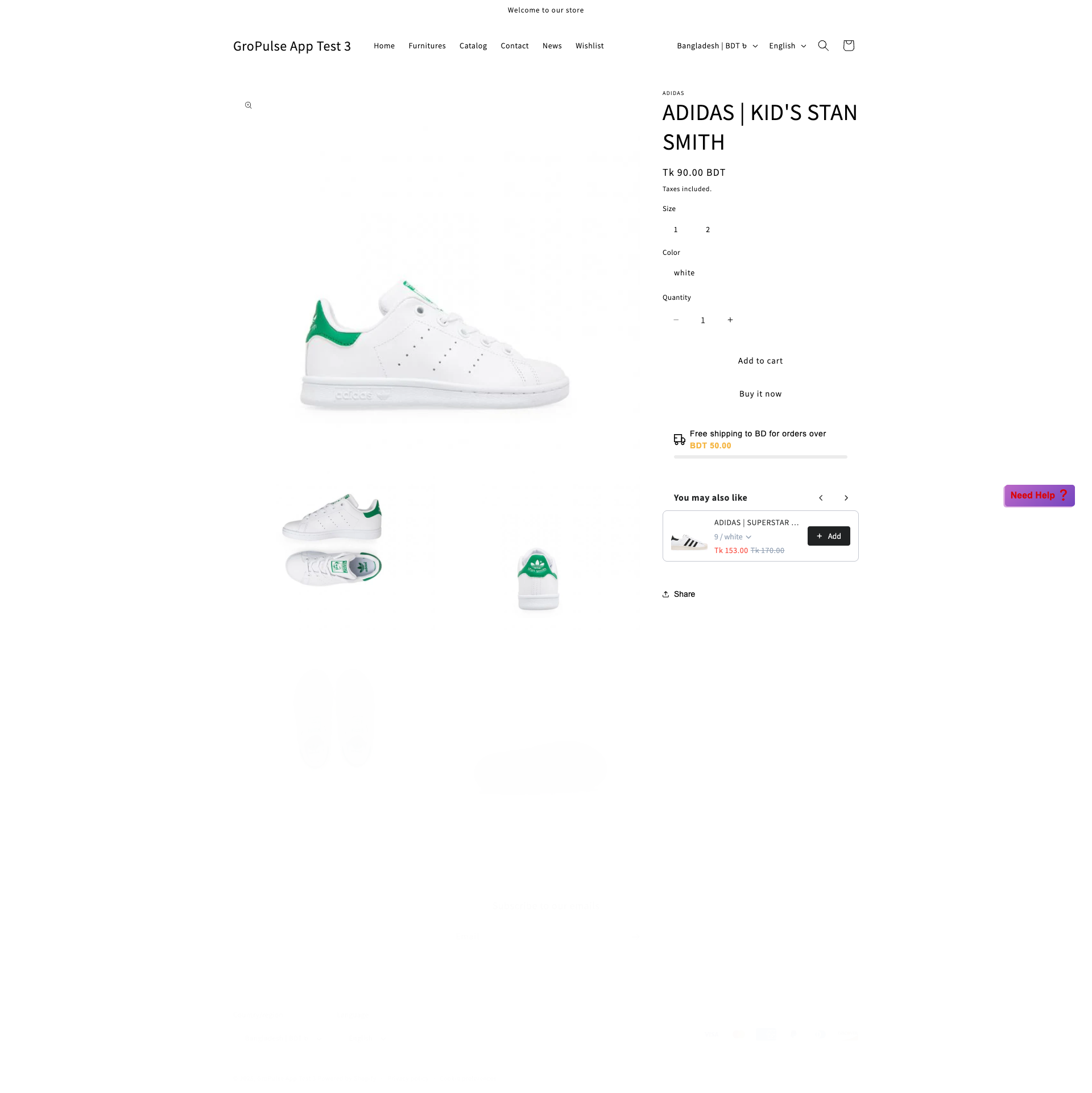 Wishlist Button on Storefront