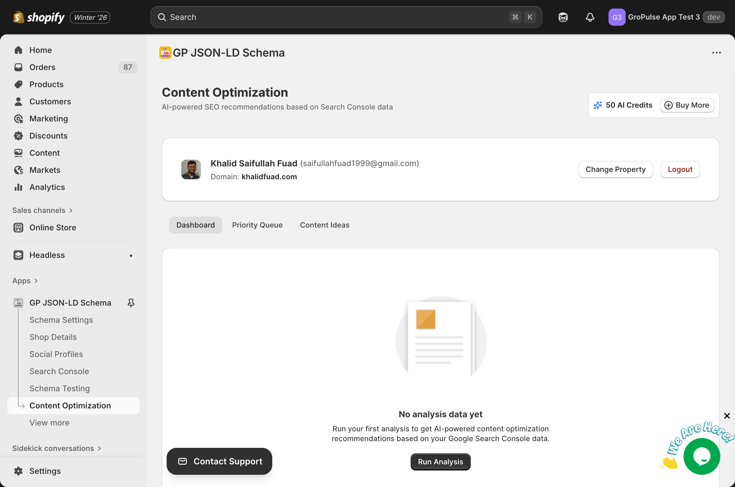 Content Optimization