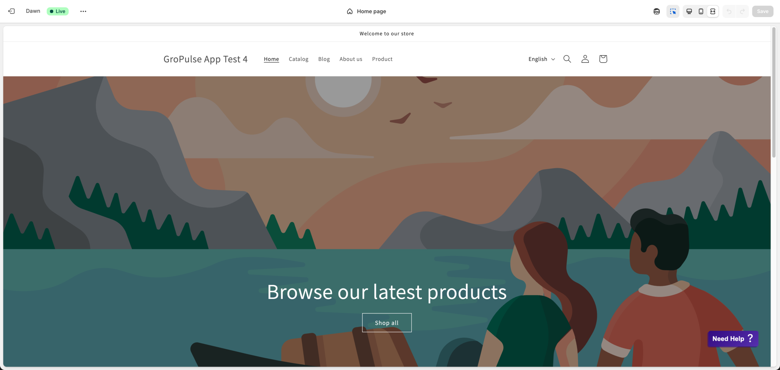 Help Widget on Storefront