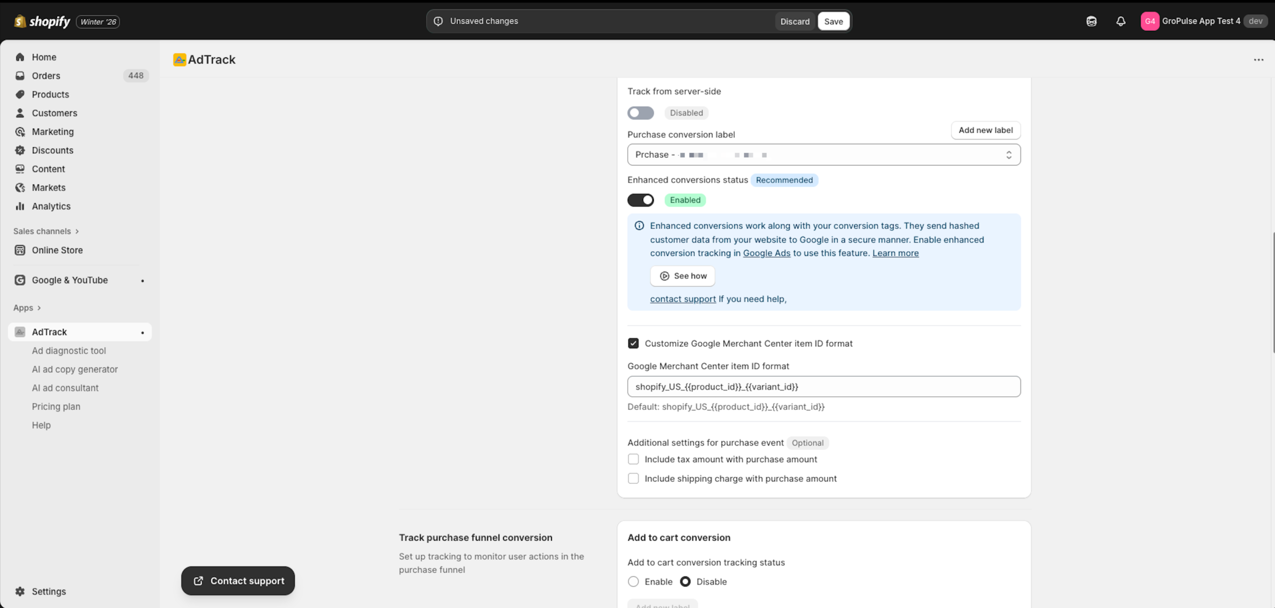 Merchant Center Item ID format