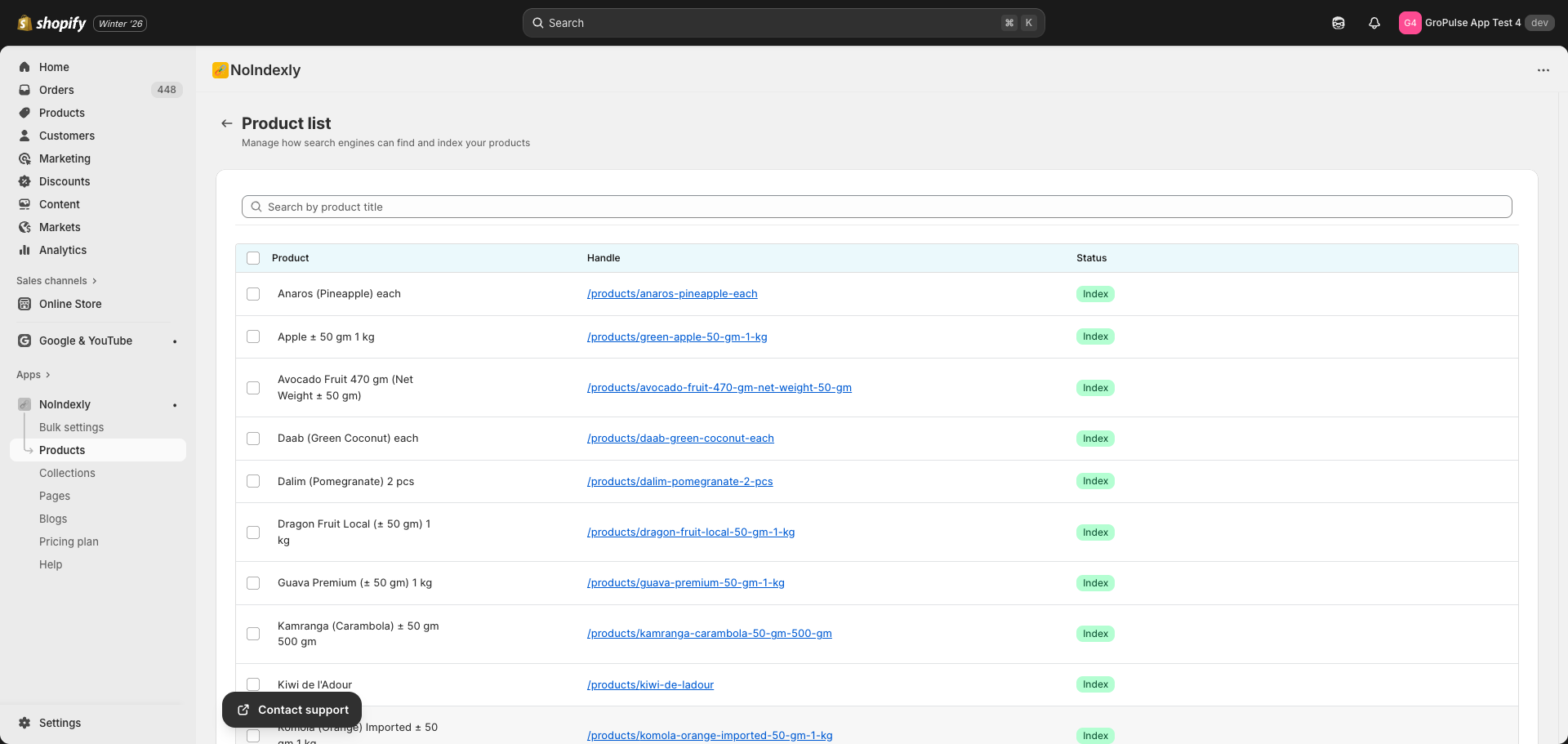 Product Status Badges