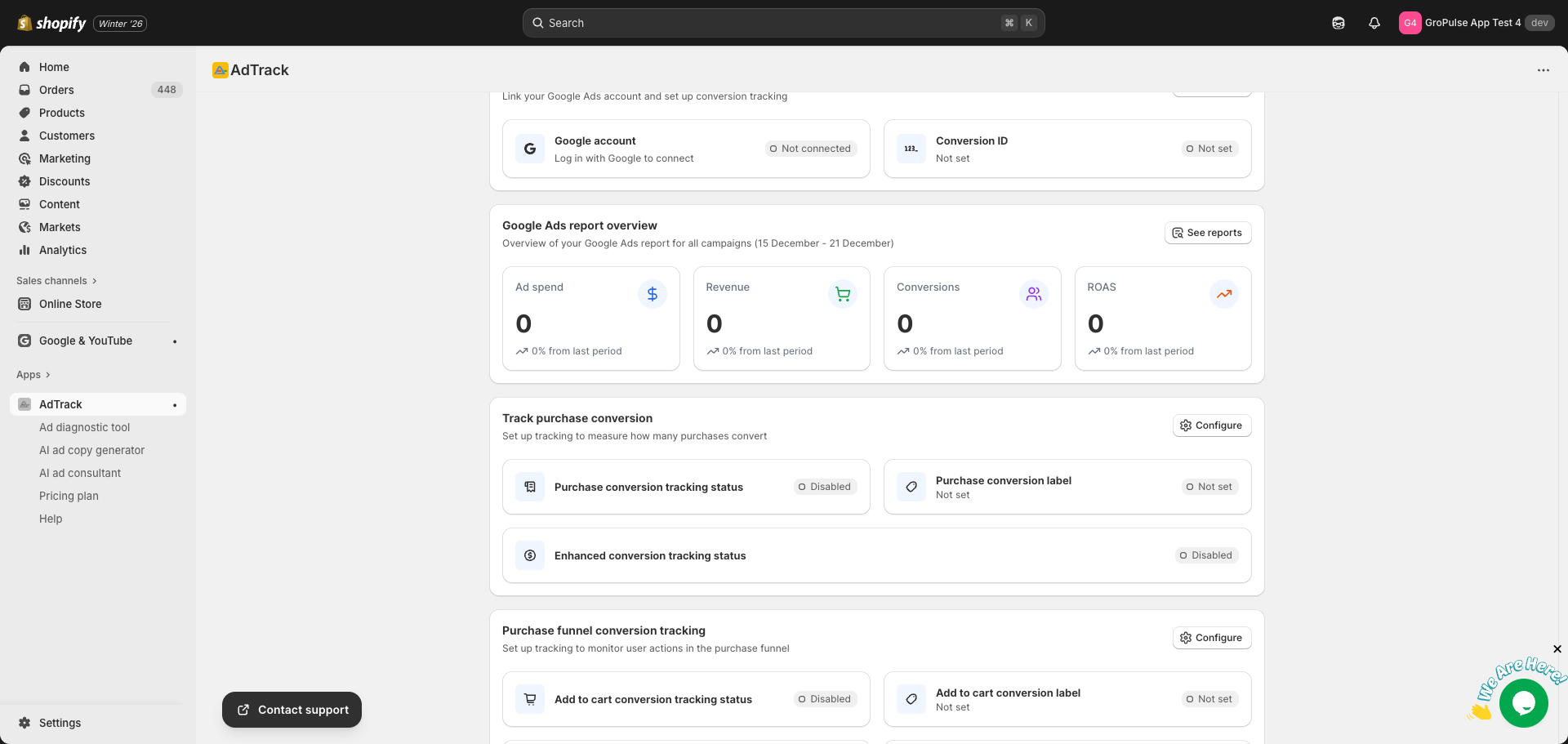 Purchase Conversion Tracking