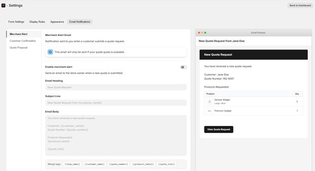 Configure Email Notifications