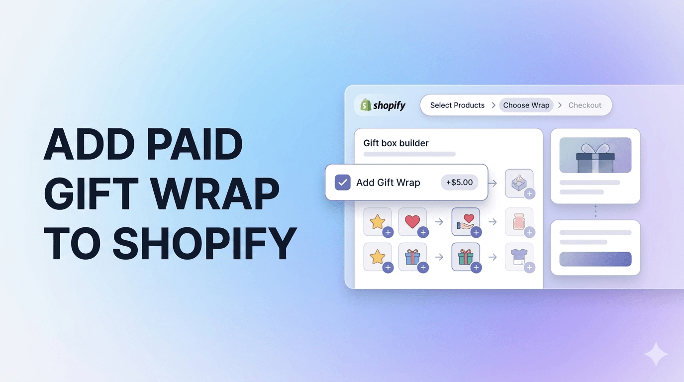 How to Add Paid Gift Wrap to Shopify and Increase Q4 AOV