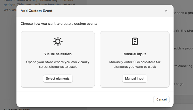 Select Your Tracking Method
