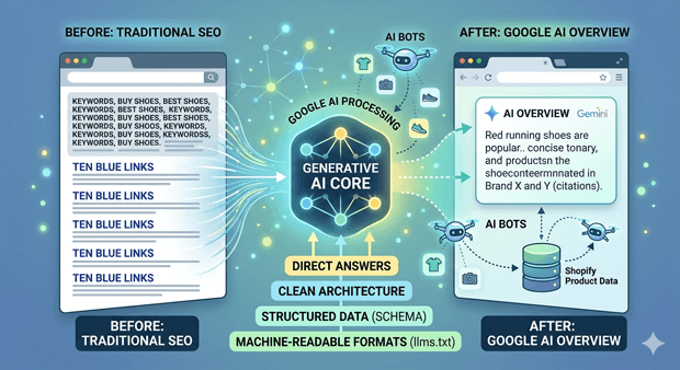 Google AI Overviews vs Traditional SEO