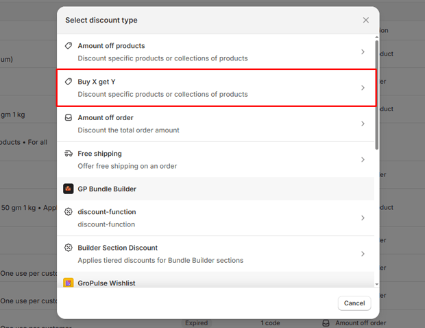 Create a New Discount