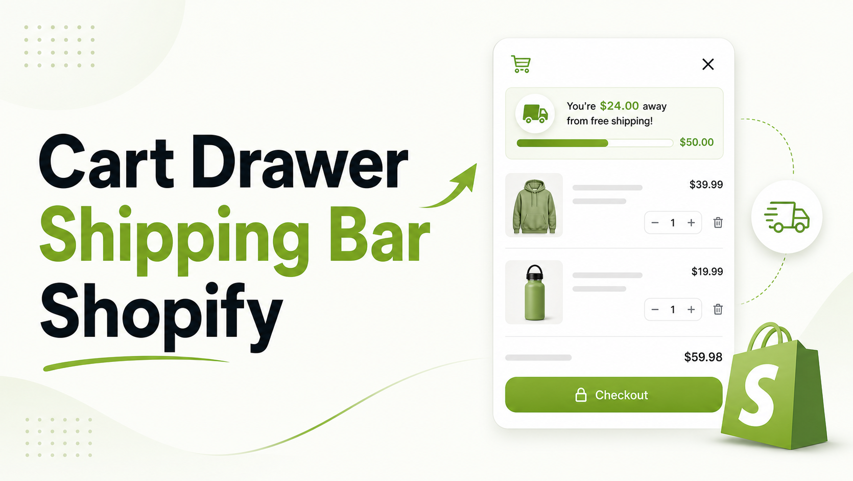 How to Create a Cart Drawer Free Shipping Bar in Shopify
