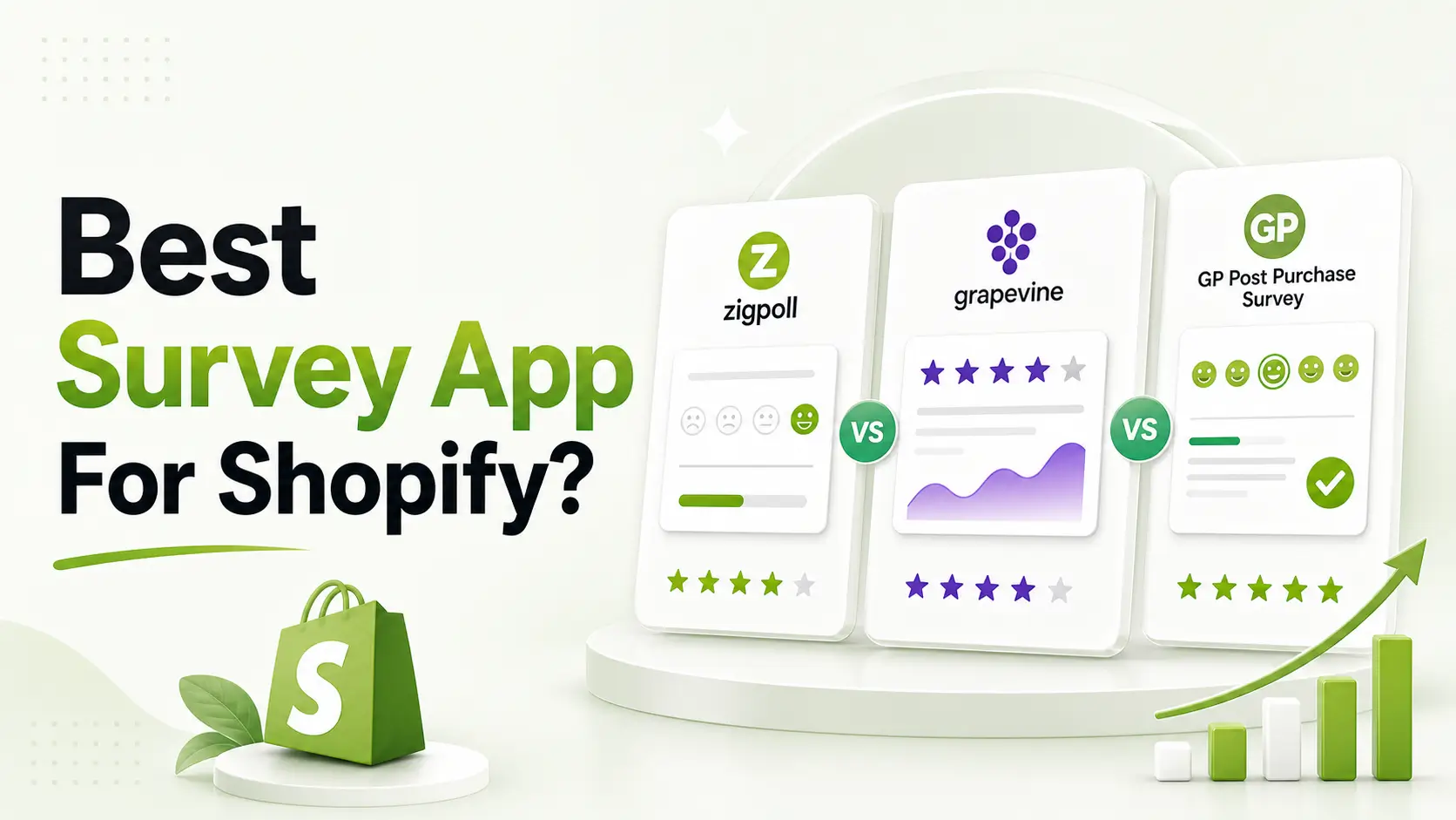 Zigpoll vs Grapevine vs GP Post Purchase Survey: Which Is Best for Your Store?