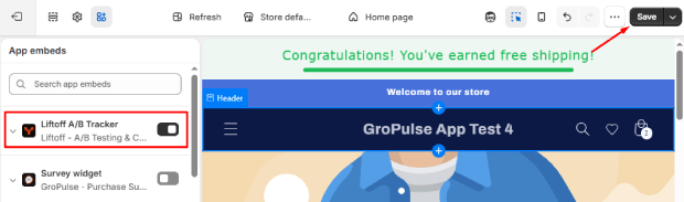 Activate Liftoff ‑ A/B Test & CRO